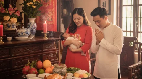 Hướng dẫn cúng đầy tháng cho bé (Đầy đủ – Chi tiết – Dễ thực hiện)