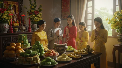 Văn khấn Tết Hàn Thực (Ngày mồng 3 tháng 3 Âm lịch)