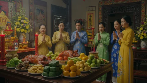 Văn cúng Thôi Nôi (Cúng Mụ Đầy Năm) - Bài văn khấn cổ truyền