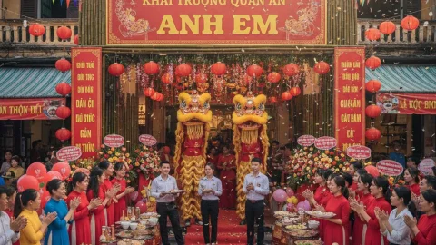 Hướng Dẫn Cúng Khai Trương Quán Ăn Đơn Giản, Dễ Làm