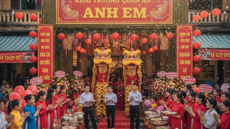 Hướng Dẫn Cúng Khai Trương Quán Ăn Đơn Giản, Dễ Làm