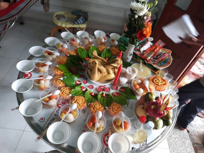 Mâm Cúng Đầy Tháng Quận 3