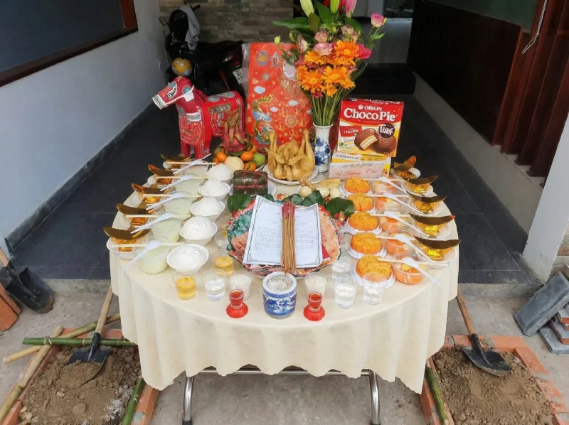 Mâm Cúng Động Thổ Quận 10