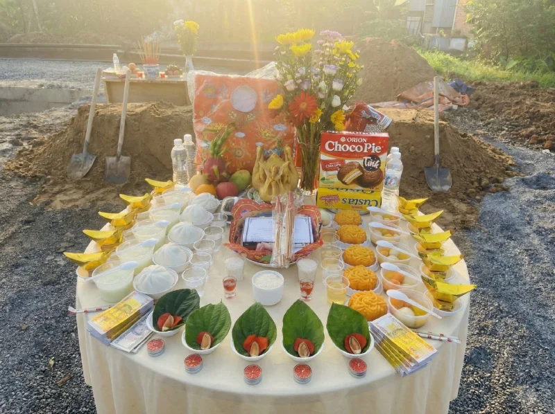 Mâm Cúng Động Thổ Quận 3
