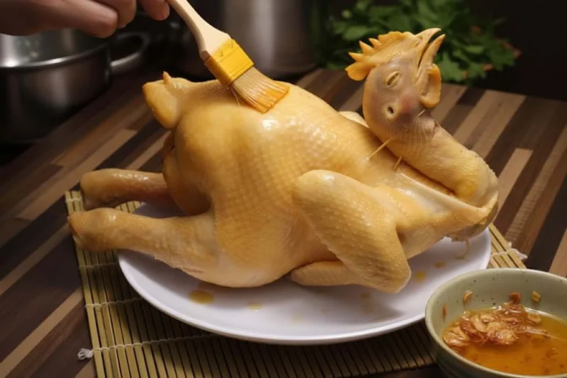 Bí Quyết Luộc Gà Cúng ĐẸP Hoàn Hảo: 3 Dáng Độc Đáo, Da Vàng Óng, Không Nứt