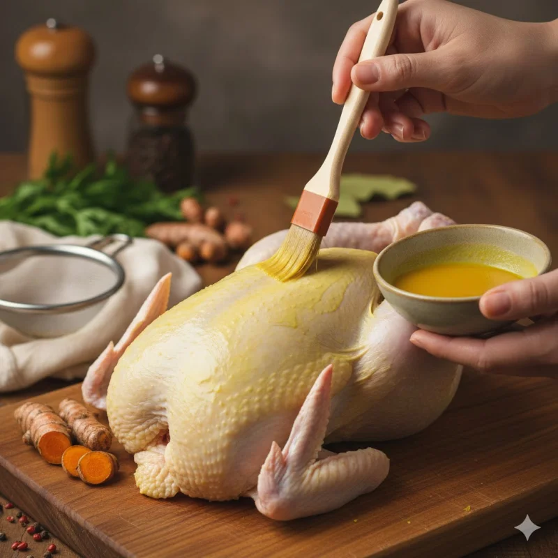 Bí Quyết Luộc Gà Cúng ĐẸP Hoàn Hảo: 3 Dáng Độc Đáo, Da Vàng Óng, Không Nứt