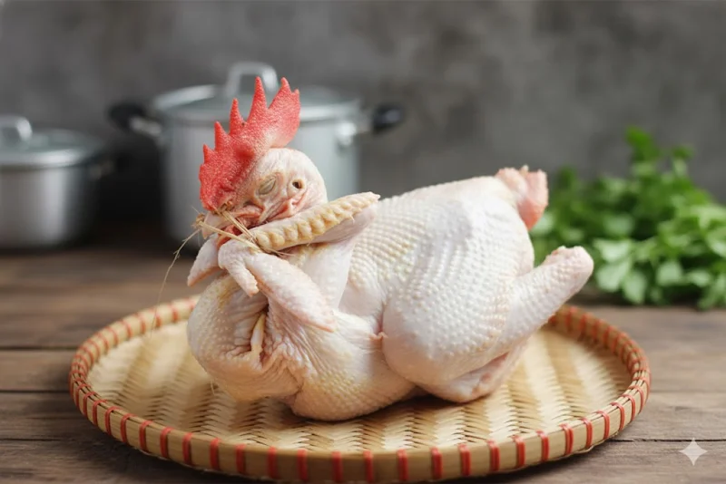 Bí Quyết Luộc Gà Cúng ĐẸP Hoàn Hảo: 3 Dáng Độc Đáo, Da Vàng Óng, Không Nứt