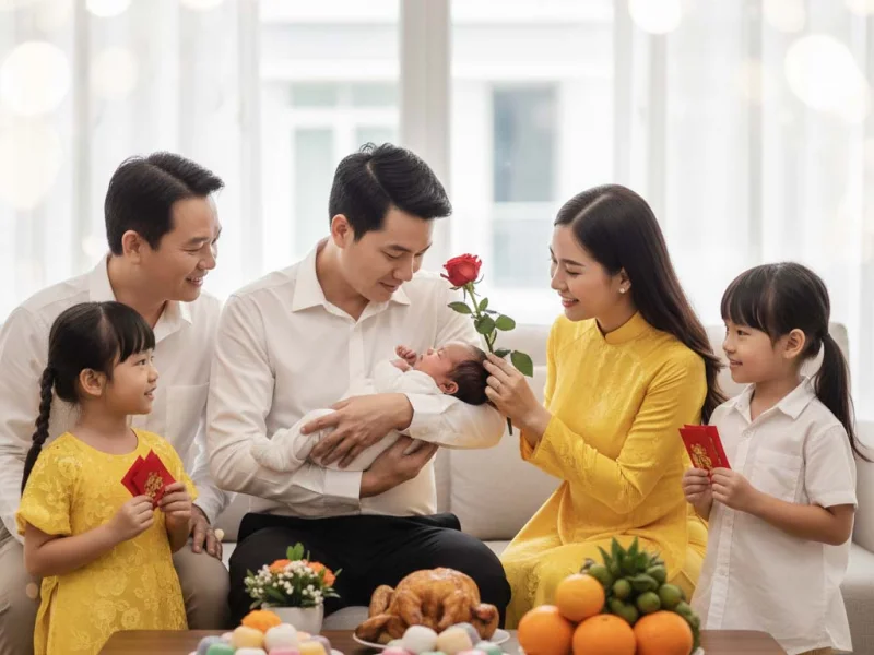 Thủ Tục Bắt Miếng (Khai Hoa) Đầy Tháng: Ý Nghĩa, Bài Thơ Hoàn Chỉnh & Hướng Dẫn A–Z