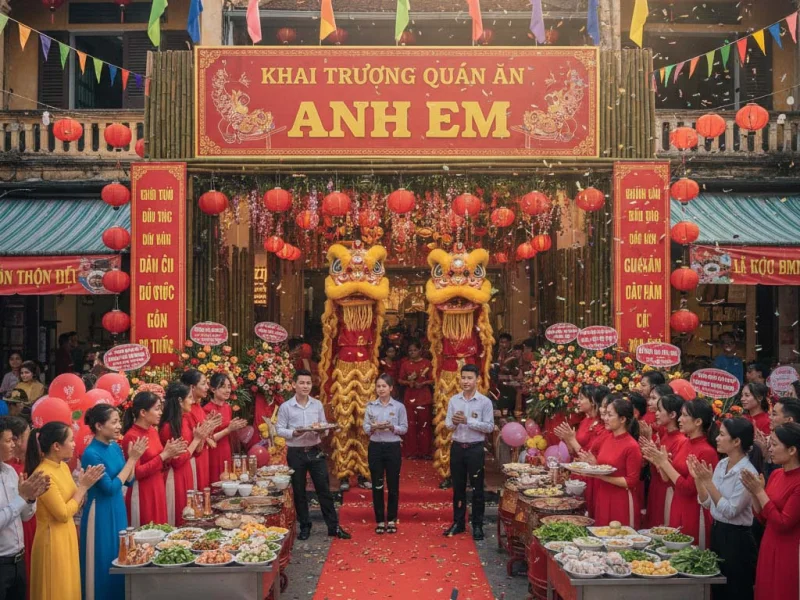 Hướng Dẫn Cúng Khai Trương Quán Ăn Đơn Giản, Dễ Làm