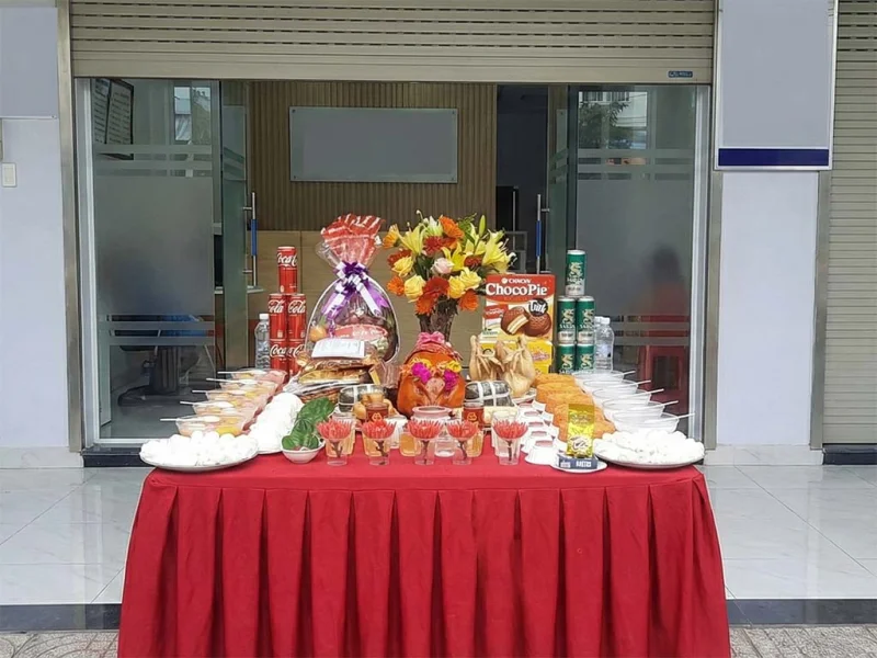 Mâm Cúng Khai Trương Bình Tân