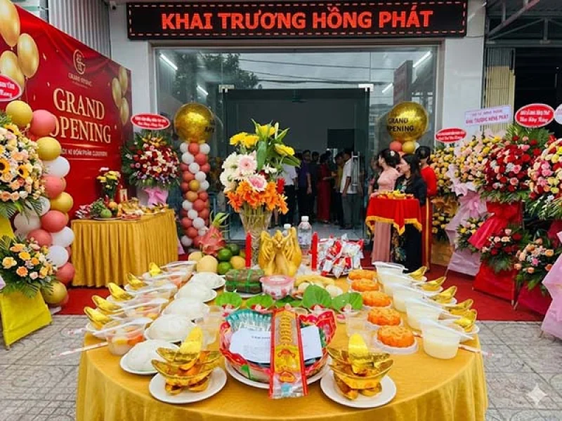 Mâm Cúng Khai Trương Quận 12
