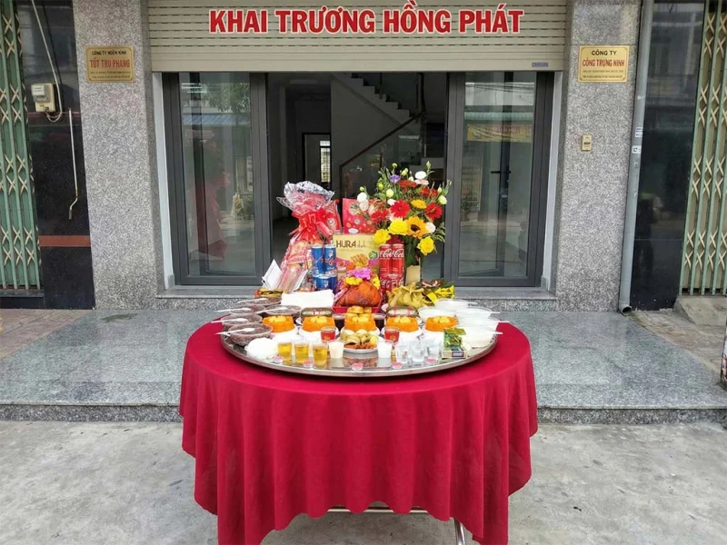 Mâm Cúng Khai Trương Tân Bình