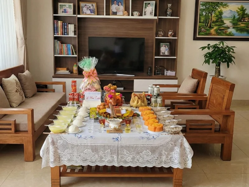 Mâm Cúng Nhà Mới Bến Cát
