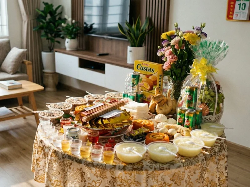 Mâm cúng nhà mới Củ Chi