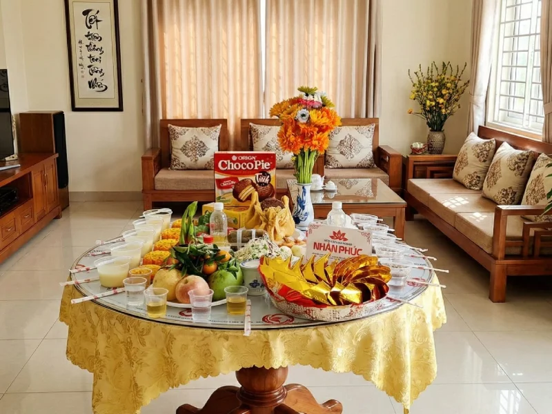 Mâm cúng nhà mới Tân Uyên