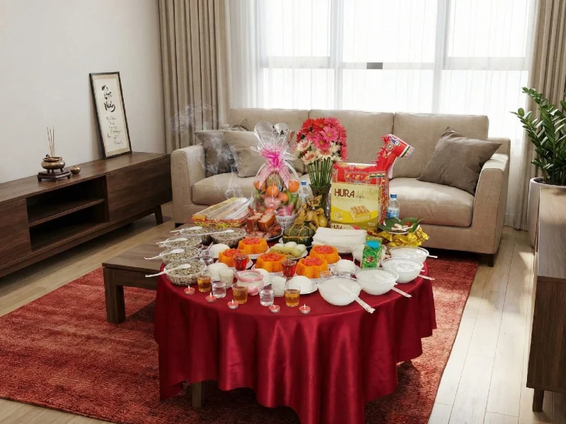 Mâm Cúng Nhà Mới Thuận An